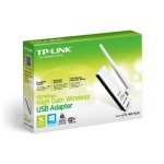 Мережевий адаптер USB TP-LINK TL-WN722N, White, до 150 Мбит/с, 802.11n, WPS, USB 2.0, знімна антена - Зображення 2