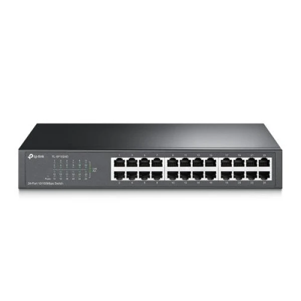 Комутатор TP-LINK TL-SF1024D, 24x10/100 Mb/s, металевий корпус, некерований