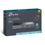 Комутатор TP-LINK TL-SF1024D, 24x10/100 Mb/s, металевий корпус, некерований - Зображення 4