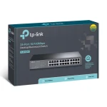 Комутатор TP-LINK TL-SF1024D, 24x10/100 Mb/s, металевий корпус, некерований - Зображення 4