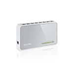 Комутатор TP-LINK TL-SF1008D, White/Gray, 8-портовий, 10/100 Мбіт/с, некерований, пластиковий корпус