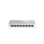 Комутатор TP-LINK TL-SF1008D, White/Gray, 8-портовий, 10/100 Мбіт/с, некерований, пластиковий корпус - Зображення 6