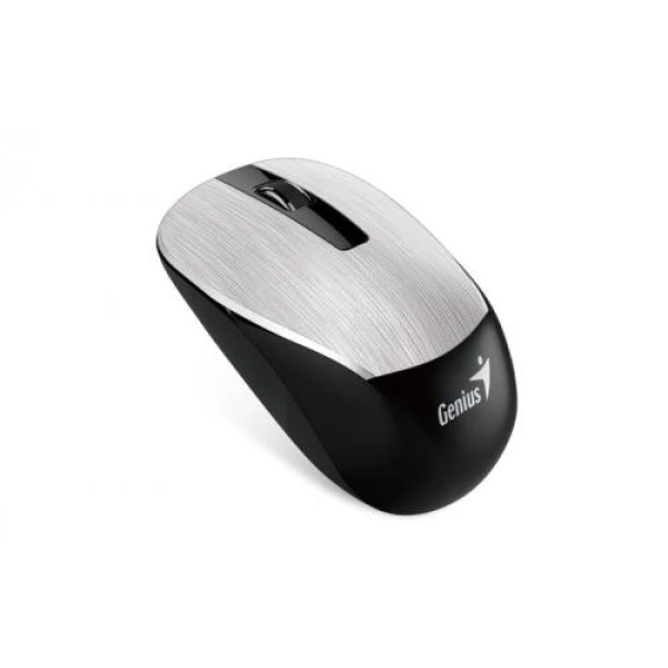 Миша бездротова Genius NX-7015, Silver, 2.4 GHz, оптична (сенсор BlueEye), 1200 dpi, 3 кнопки, 1xAA
