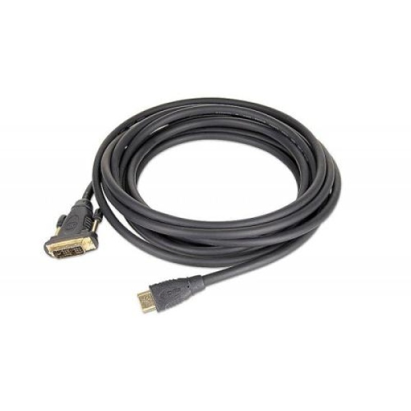 Кабель HDMI (M) - DVI-D (M, 18-pin), 3 м, Black, Cablexpert (CC-HDMI-DVI-10)