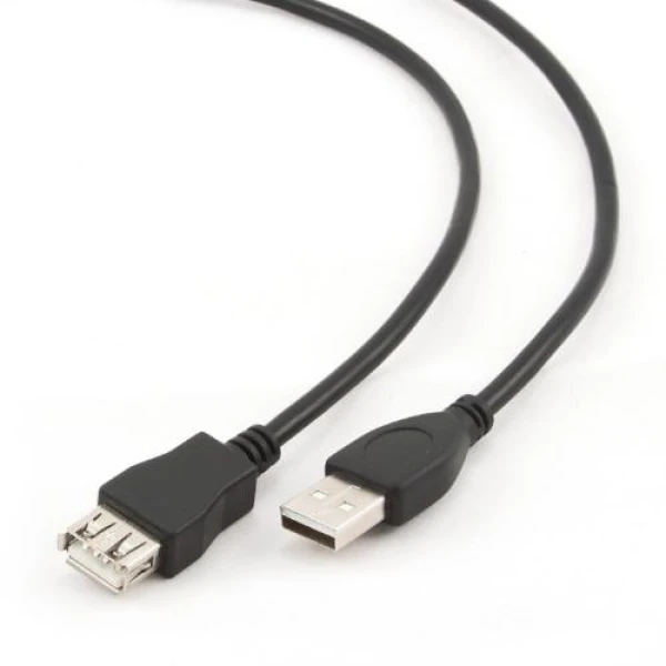 Кабель USB 2.0 AM - USB AF, 3 м, Black, Cablexpert (CCP-USB2-AMAF-10)