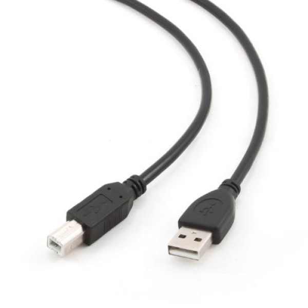 Кабель USB 2.0 AM - USB BM, 3 м, Black, Cablexpert (CCP-USB2-AMBM-10)