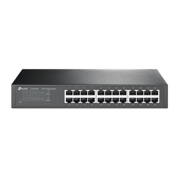 Комутатор TP-LINK TL-SG1024D, 24x100/1000 Mb/s, некерований