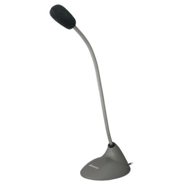 Мікрофон Defender MIC-111 Gray, на підставці (64111)