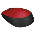Миша бездротова Logitech M171, Red/Black, USB (2.4 GHz), 1000 dpi, 3 кнопки, 1xAA (910-004641) - Зображення 2