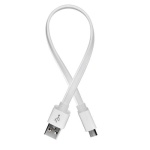 Кабель USB 2.0 AM - microUSB (5P), 25 см, White, ColorWay, 2A (CW-CBUM-MUM25W)