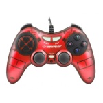 Геймпад Esperanza GX400 "Fighter", Dark Red, USB, вібрація, для PC, 2 аналогових стику, 12 кнопок (EG105R) - Зображення 3