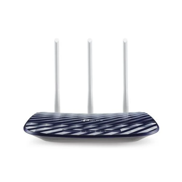 Роутер TP-LINK Archer C20, Wi-Fi 802.11a/b/g/n/ac, до 733 Mb/s, 2.4/5GHz, 4 LAN 10/100 Mb/s, RJ45 10/100Mb/s (FE), IPTV, FTP server / Print server, 3 зовнішні незнімні антени