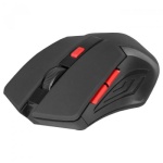 Миша бездротова Defender Accura MM-275, Black/Red, USB, оптична, 800/1200/1600 dpi, 6 кнопок, 1xAA (52276)