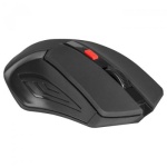 Миша бездротова Defender Accura MM-275, Black/Red, USB, оптична, 800/1200/1600 dpi, 6 кнопок, 1xAA (52276) - Зображення 3