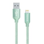 Кабель USB AM - Lightning, 1 м, Mint, ColorWay, 2.1A (CW-CBUL004-MT)