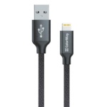 Кабель USB AM - Lightning, 1 м, Black, ColorWay, 2.1A (CW-CBUL004-BK)