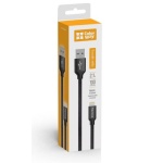 Кабель USB AM - Lightning, 1 м, Black, ColorWay, 2.1A (CW-CBUL004-BK) - Зображення 2