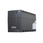 Джерело безперебійного живлення PowerCom RPT-1000AP Schuko Black, 1000 ВА, 600 Вт, лінійно-інтерактивний, AVR, 3 розетки (Schuko), батарея 12В/9Аг x 1 шт
