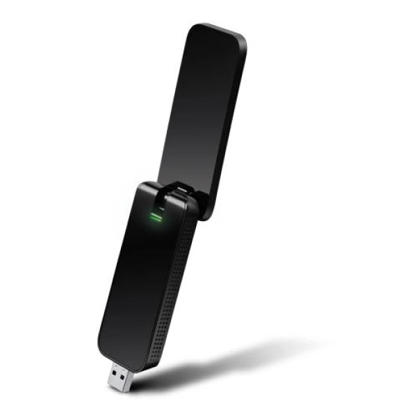 Мережевий адаптер USB TP-LINK Archer T4U, Black, 5GHz / 2.4GHz, AC1300 (867 / 400 Мбит/с), USB 3.0, кнопка WPS, високопотужні антени, MU-MIMO