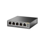 Комутатор TP-LINK TL-SG1005P 5 LAN 10/100/1000 Mb, некерований, металевий корпус - Зображення 3