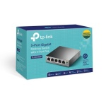 Комутатор TP-LINK TL-SG1005P 5 LAN 10/100/1000 Mb, некерований, металевий корпус - Зображення 5