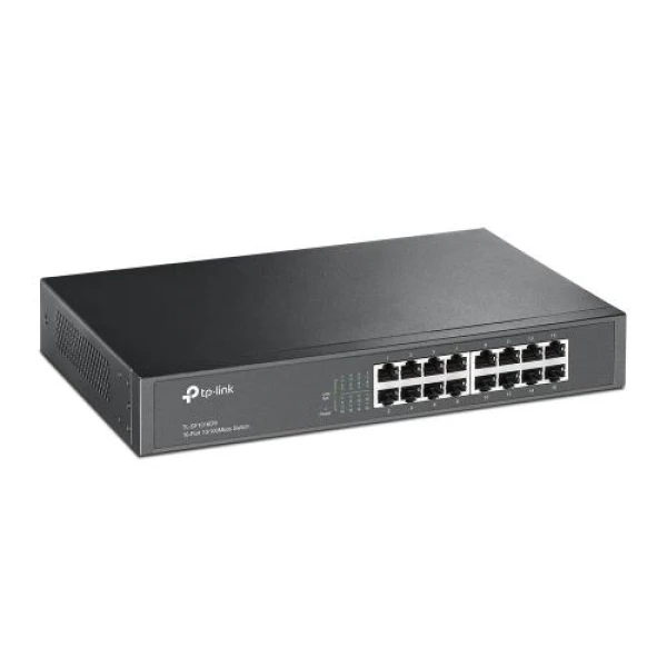 Комутатор TP-LINK TL-SF1016DS 16xFE, некерований, стійковий