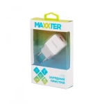 Мережевий зарядний пристрій Maxxter UC-24A White, 1хUSB, 2.1A/5V - Зображення 2