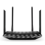 Роутер TP-LINK Archer A6, Wi-Fi 802.11a/b/g/n/ac, до 867 Mb/s, 2.4/5GHz, 4 LAN 100/1000 Mb/s, RJ45 100/1000Mb/s (FE)