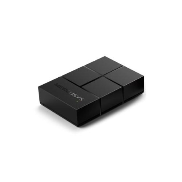 Комутатор Mercusys MS105G, 5x10/100/1000 Mb/s, пластиковий корпус, некерований