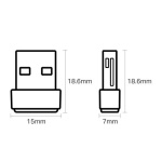 Мережевий адаптер USB TP-LINK Archer T2U Nano / AC600 Wireless  802.11ac Dual Band USB Adapter, mini-size, USB 2.0 - Зображення 3