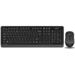 Комплект бездротовий A4tech Fstyler FG1010, Black+Grey, клавіатура+миша