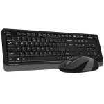 Комплект бездротовий A4tech Fstyler FG1010, Black+Grey, клавіатура+миша - Зображення 2