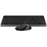 Комплект бездротовий A4tech Fstyler FG1010, Black+Grey, клавіатура+миша - Зображення 3