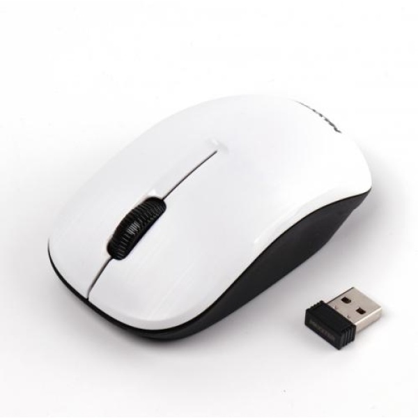 Миша Maxxter Mr-333-W бездротова, USB, White