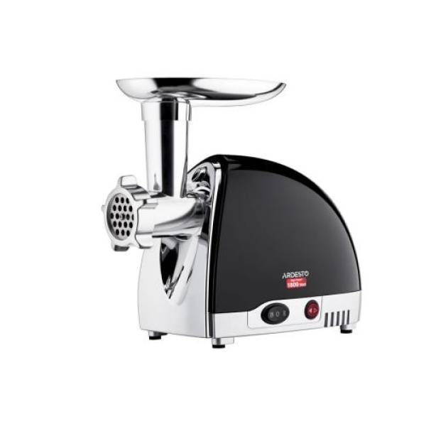 М'ясорубка Ardesto MGL-2250R Black, 1800W, 3 диски, реверс, насадки для терки/шинкування  /2і1, для домашніх ковбас, для кеббе, продуктивність 2 кг/хв, реверс