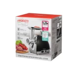 М'ясорубка Ardesto MGL-2250R Black, 1800W, 3 диски, реверс, насадки для терки/шинкування  /2і1, для домашніх ковбас, для кеббе, продуктивність 2 кг/хв, реверс - Зображення 7