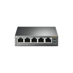 Комутатор TP-LINK TL-SF1005P, 5x10/100Mb/s, 4xPoE 56W, пластиковий корпус, некерований