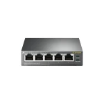 Комутатор TP-LINK TL-SF1005P, 5x10/100Mb/s, 4xPoE 56W, пластиковий корпус, некерований