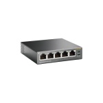 Комутатор TP-LINK TL-SF1005P, 5x10/100Mb/s, 4xPoE 56W, пластиковий корпус, некерований - Зображення 2