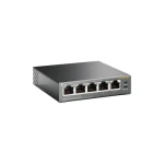 Комутатор TP-LINK TL-SF1005P, 5x10/100Mb/s, 4xPoE 56W, пластиковий корпус, некерований - Зображення 2