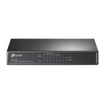 Комутатор TP-LINK TL-SG1008P, 8x100/1000 Mb/s, PoE 65.2W, металевий корпус, некерований