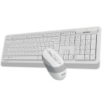 Комплект бездротовий A4tech Fstyler FG1010, White+Grey, клавіатура+миша - Зображення 2