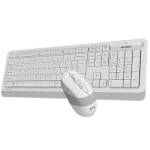 Комплект бездротовий A4tech Fstyler FG1010, White+Grey, клавіатура+миша - Зображення 2