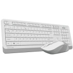 Комплект бездротовий A4tech Fstyler FG1010, White+Grey, клавіатура+миша - Зображення 3