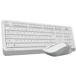 Комплект бездротовий A4tech Fstyler FG1010, White+Grey, клавіатура+миша - Зображення 3