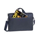 Сумка для ноутбука 15.6" RivaCase Komodo, Dark Blue, поліестер, 400x285x45 мм (8035) - Зображення 2
