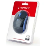 Миша Gembird MUSW-4B-03-B, Black/Blue, бездротова, USB, 800/1200/1600 dpi, 1xAА (MUSW-4B-03-B) - Зображення 3