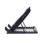 Підставка для ноутбука до 17" Gembird NBS-1F17T-01, Black, 1x150 мм fan, розмір - 370х265х33 мм, 578 г - Зображення 4