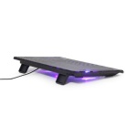 Підставка для ноутбука до 15" Gembird NBS-2F15-01, Black, 2x125 mm fan, размер - 340 х 250 х 23 мм, 450 г - Зображення 4