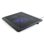 Підставка для ноутбука до 15.6" Gembird NBS-1F15-04, Black, 1x120 mm fan, розмір - 330 х 250 х 25 мм, 320 г